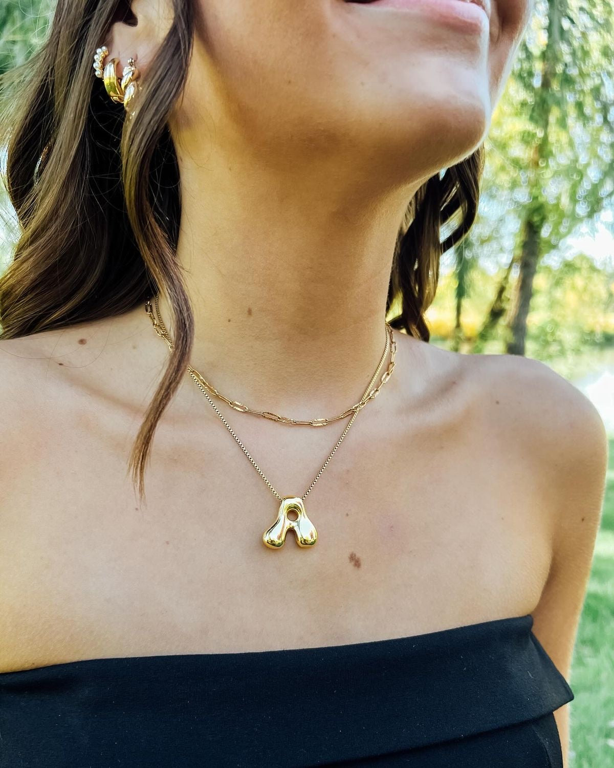 The Bubble Letter Necklace